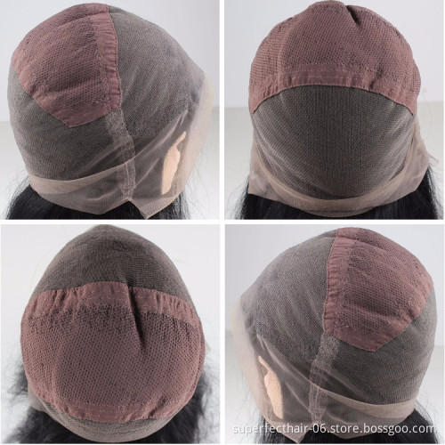 Full Lace Wig Factory Wholesale Brazilian Virgin Hair With Baby Hair For Black Women Human Hair Full Lace Wigs
